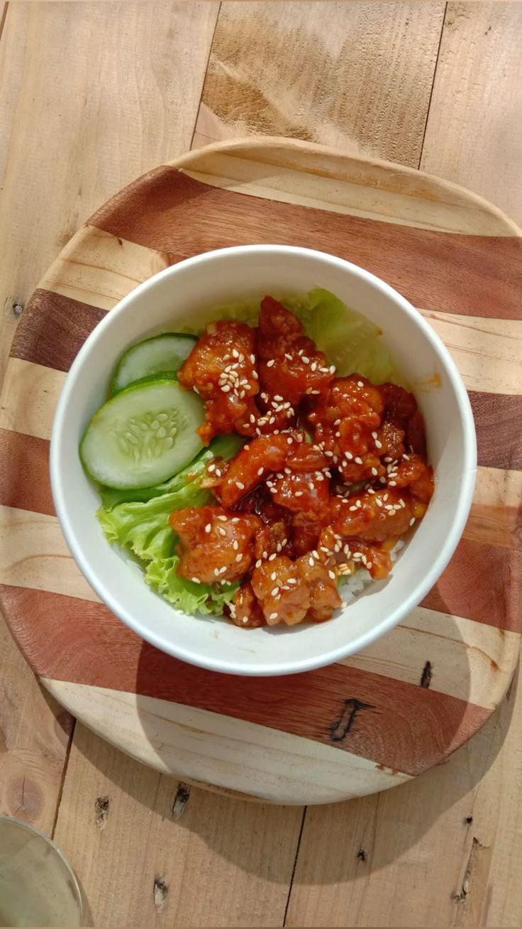 Ricebowl Ayam Saus Padang